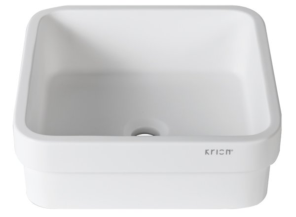  Solid Surface Wastafels 3-Way B603 - 40x40 cm SE